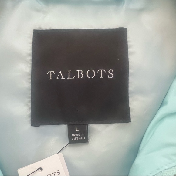 Talbots NWT Faux Fur Collar Down Pufferβ Vest - Picture 6 of 12